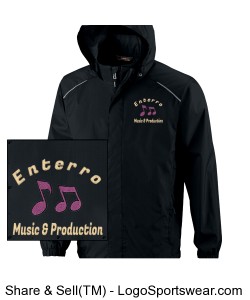 Enterro music and production rain jacket Design Zoom
